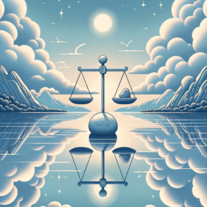 Leitfaden "Pfad zur Selbstverwirklichung": Balance Illustration