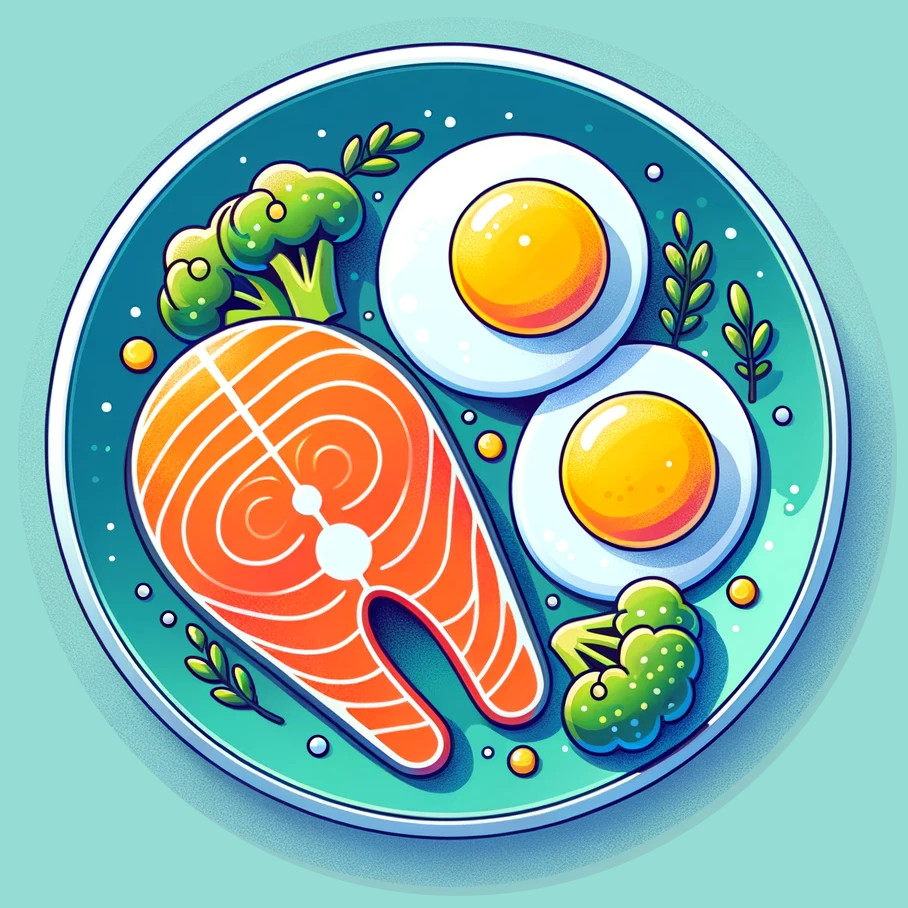 Fetter Seefisch, Eier - gegen Vitamin-D-Mangel
